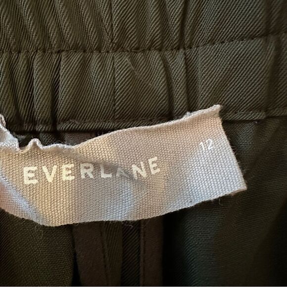 Everlane Italian Go Weave Easy Pant Wool Pull On Ankle Pants - Picture 4 of 5